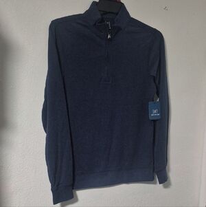 George Men's Dark Navy Quarter Zip Pullover